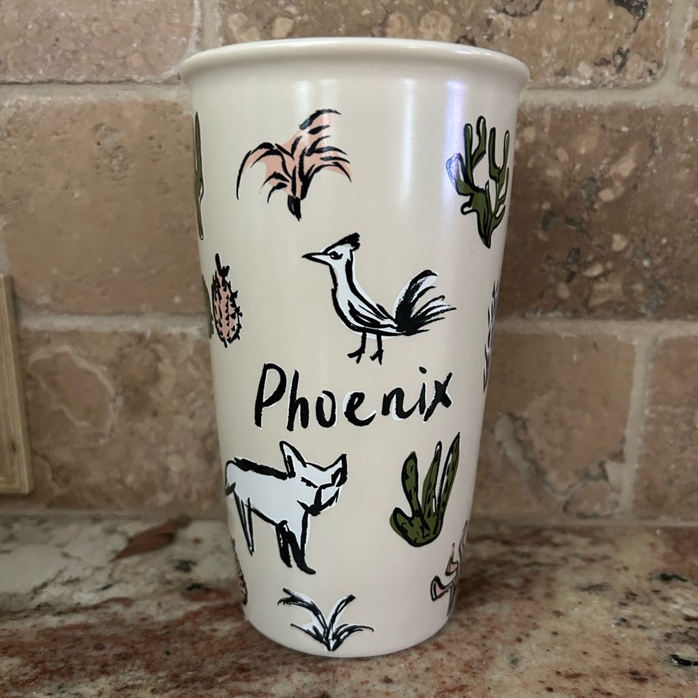 Phoenix Starbucks Ceramic Tumbler NWT